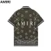AMIRI Olive Bandana Print Shirt And Shorts Set For Stylish Summer Outfits #999928240