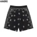 AMIRI Black Bandana Print Shirt And Shorts Set For Edgy Summer Street Style #999928241