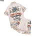 AMIRI California Arts District Printed Shirt and Shorts Set for Summer Fashion #999928243