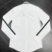 Balmain White Dress Shirt With Black Trim For Sophisticated Formal And Smart - Casual Looks #A23528
