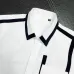 Balmain White Dress Shirt With Black Trim For Sophisticated Formal And Smart - Casual Looks #A23528