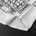 Chanel Inspired White Short Sleeve Shirt With Signature Black Logo Print For Luxury Style #99905209