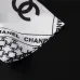 Chanel Inspired White Short Sleeve Shirt With Signature Black Logo Print For Luxury Style #99905209