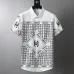 Chanel Inspired White Short Sleeve Shirt With Signature Black Logo Print For Luxury Style #99905209