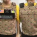 Gucci Patterned Tactical Vest with Patches for Streetwear Fashion Enthusiasts #9874123