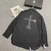 Chrome Hearts Inspired Black Shirt With Signature Emblems And Unique Pendant Design #999919236
