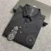Chrome Hearts Inspired Black Shirt With Signature Emblems And Unique Pendant Design #999919236