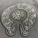 Chrome Hearts Inspired Black Shirt With Signature Emblems And Unique Pendant Design #999919236