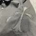 Chrome Hearts Inspired Black Shirt With Signature Emblems And Unique Pendant Design #999919236