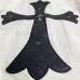 Chrome Hearts Shirts Elegant White Shirt With Distinctive Black Embroideries And Pendant Accent #999919237