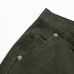 Gallery Dept Olive Green Flared Jeans Distressed Military Inspired Denim #A45147