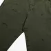 Gallery Dept Olive Green Flared Jeans Distressed Military Inspired Denim #A45147