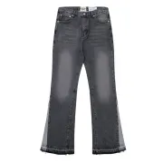 Gallery Dept Gray Flared Jeans Contrast Panel Retro Inspired Design #A45149