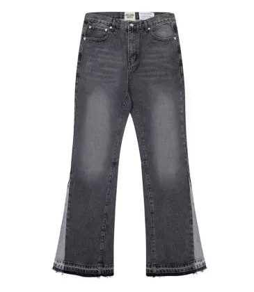 Gallery Dept Gray Flared Jeans Contrast Panel Retro Inspired Design #A45149
