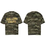 Trendy Gallery Dept Camouflage Print T Shirt With Bold Brand Lettering For Streetwear Fans #A32233
