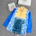 Loewe Tie - Dye Effect Shirt With Contrast Collar For Artistic Fashion Enthusiasts #999924562
