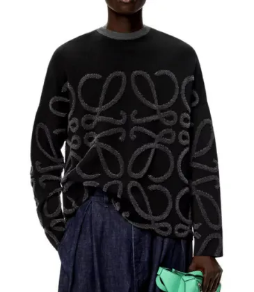 Loewe - Inspired Black Knit Cardigan With Silver Embroidered Pattern For Fashion - Forward Looks #999925432