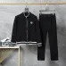 Elegant Black Loewe Tracksuit With White Trims And Signature Logo For Sophisticated Casual Wear #A29127