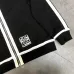 Loewe Black Tracksuit Set With White Stripes And Anagram Logo For Stylish Athleisure #99905487