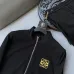 Loewe Black Tracksuit Set With Signature Yellow Anagram Emblem For Luxury Sporty Style #999902220