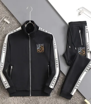 Chic Loewe Black Tracksuit With Branded Tape And Logo For Elevated Casual Style #A29050