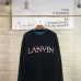 Lanvin Black Knit Sweater With Colorful Logo Embroidery For Timeless Luxury Style #999923741