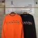Lanvin Black Knit Sweater With Colorful Logo Embroidery For Timeless Luxury Style #999923741