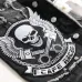 Men's Distressed Denim Vest With Biker Patches And Skull Emblem For Edgy Style #999923258