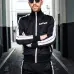 Palm Angels Black Tracksuits With White Stripes And Logo For Streetwear Fashion #9128078