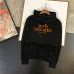 Hermès Paris Logo Black Hoodie For Sophisticated Streetwear Aesthetic #999924857