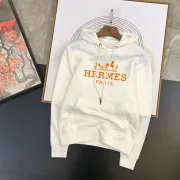 Hermès Paris Printed White Hoodie For Timeless Luxury Streetwear Style #999924858