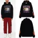 RHUDE Eagle Graphic Hoodie With Flame Sleeves For Bold Streetwear Fashion Statements #A31199