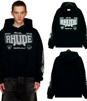 RHUDE Desert Racing Graphic Hoodie For Men With Bold Print And Streetwear Style #A31200