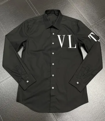 Stylish Black Valentino VLTN Logo Long - Sleeve Shirt for Fashion Lovers #99904419