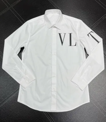 White Valentino VLTN Printed Long Sleeve Shirt for Fashion Enthusiasts #99904420