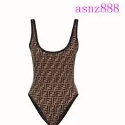 Fendi FF Monogram One - Piece Swimsuit For Sophisticated Beach And Pool Style #9120016