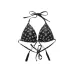 Louis Vuitton Black Monogram Bikini Set With Tassel Details For Luxe Beach Style #9120033