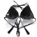 Louis Vuitton Black Monogram Bikini Set With Tassel Details For Luxe Beach Style #9120033