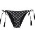 Louis Vuitton Black Monogram Bikini Set With Tassel Details For Luxe Beach Style #9120033