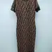 Fendi Monogram Knit Dress Showcasing Timeless Design And Signature Pattern For Women #9121109