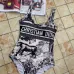 Christian Dior Monogram One - Piece Swimsuits In Pink And Navy For Stylish Beach Looks#9122120