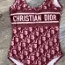 Christian Dior Monogram One - Piece Swimsuits In Pink And Navy For Stylish Beach Looks#9122120