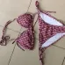 Christian Dior Pink Monogram Bikini Set For Luxurious Beach And Pool Style #9123725