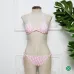 Dior Pink Monogram Printed Bikini Set For Chic Summer Beach Looks #9874290
