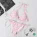 Dior Pink Monogram Printed Bikini Set For Chic Summer Beach Looks #9874290