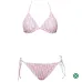 Dior Pink Monogram Printed Bikini Set For Chic Summer Beach Looks #9874290