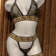Stylish Versace - Inspired Lingerie Set for Fashion - Forward Looks #99116369