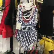 Christian Dior Monogram One - Piece Swimsuits Displayed In Retail Setting For Fashion Seekers #9122044