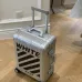 Stylish Silver Off - White Aluminum Luggage With Distinctive Branding For Travel And Fashion #A26261
