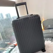 Rowata Stylish Grey Luggage with Sturdy Handle and Smooth Wheels for Travel Adventures #999933110